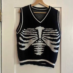 Cozy Skeleton vintage vest